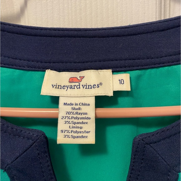 Vineyard Vines Green Ponte Tunic Dress - Picture 2 of 2